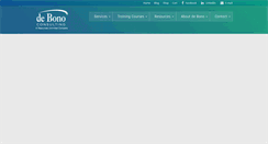 Desktop Screenshot of debonoconsulting.com
